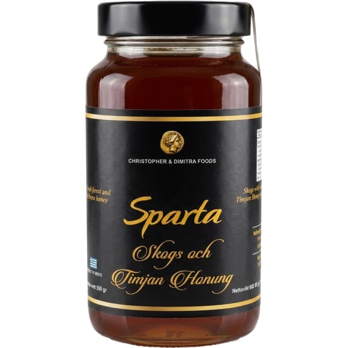 Christopher & Dimitra Foods Skogshonung med Timjan 950g – från Christopher & Dimitra Foods – 299 kr – hos Delitea
