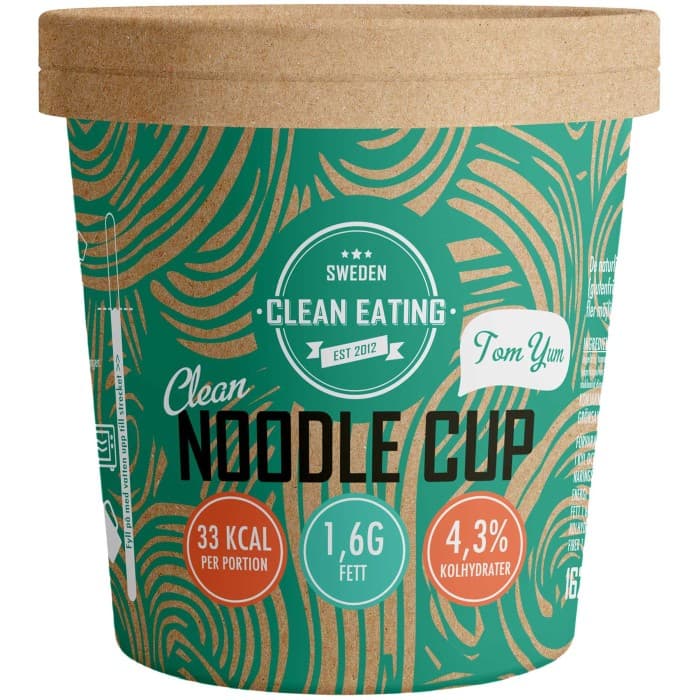 Clean Eating Clean Noodle Cup Tom Yum 162g