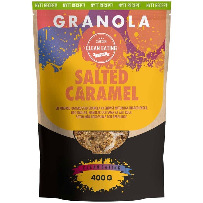 Clean Eating Granola Salted Caramel 400g