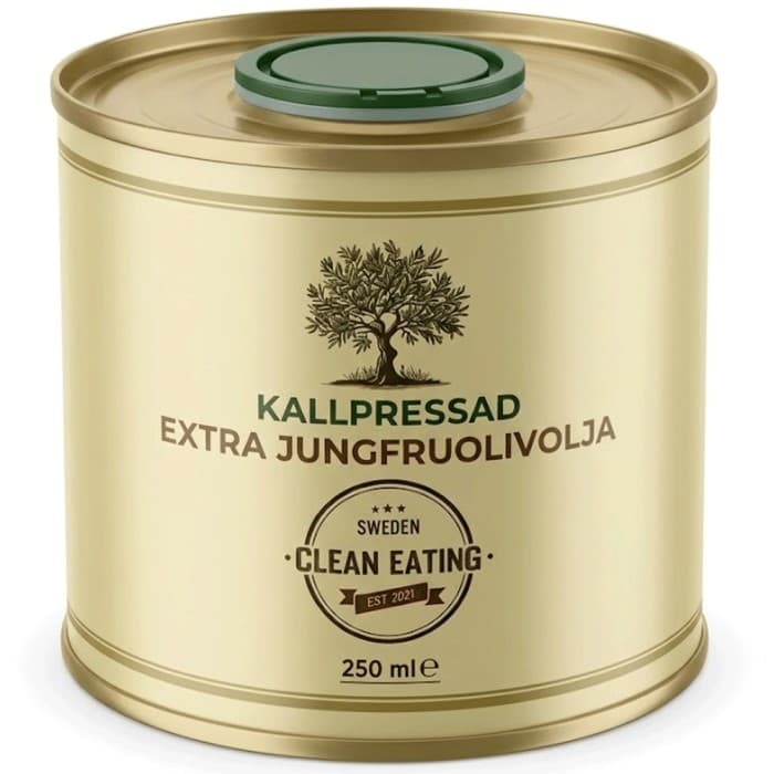 Clean Eating Kallpressad Extra Jungfruolivolja 250ml – från Clean Eating – 189 kr – hos Delitea