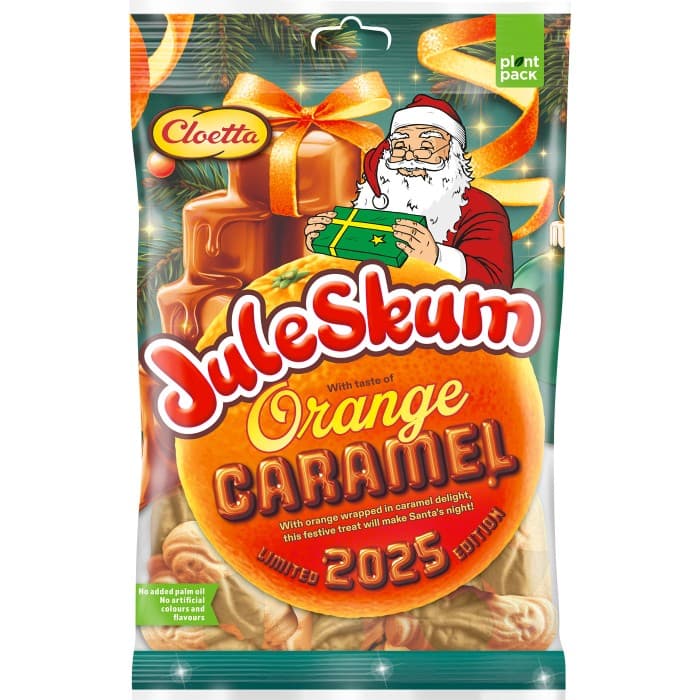 Cloetta Orange Caramel Juleskum 100g