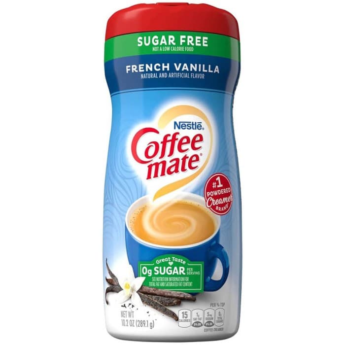 Coffee-Mate Coffeee Creamer French Vanilla Sockerfri 289g från Coffee-Mate – köp hos Delitea