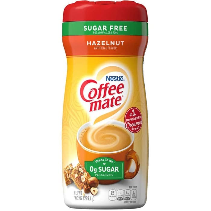 Coffee-Mate Coffeee Creamer Hazelnut Sockerfri 289g
