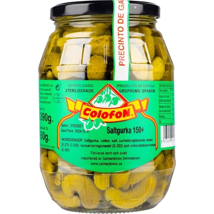 Colofon Pepinillos Saltgurka Små 825g – från Colofon – 110 kr – hos Delitea