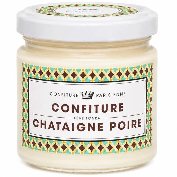 Confiture Parisienne Marmelad med Päron, Kastanj & Tonkabönor 100g – från Confiture Parisienne – 69 kr – hos Delitea