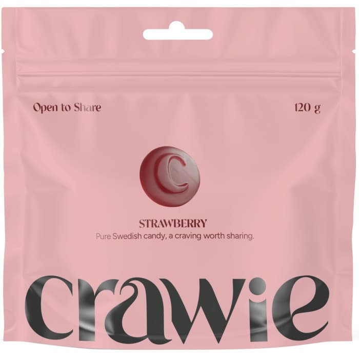 Crawie Gelégodis Jordgubb 120g – från Crawie – 29 kr – hos Delitea