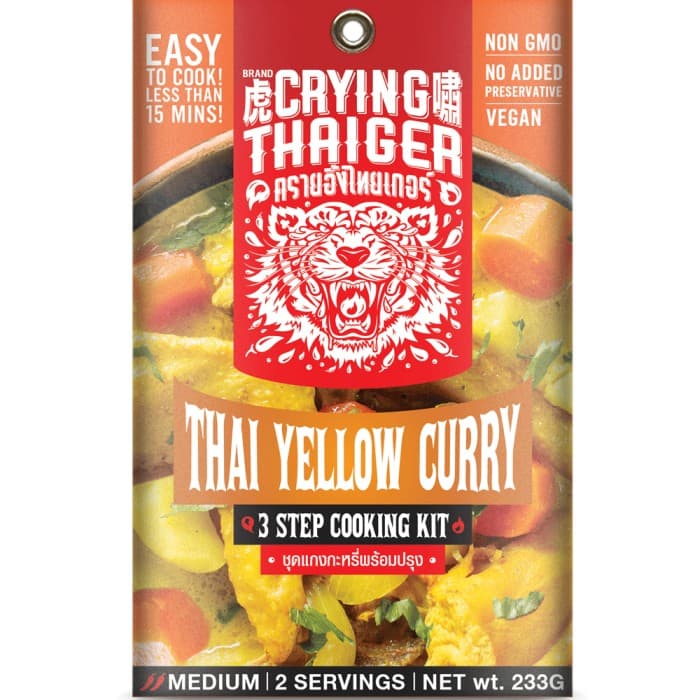 Crying Thaiger Thai Yellow Curry Matlagningskit 233g – från Crying Thaiger – 39 kr – hos Delitea