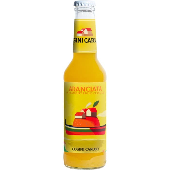 Cugini Caruso Aranciata Citrusläsk 27,5cl – från Cugini Caruso – 35 kr – hos Delitea