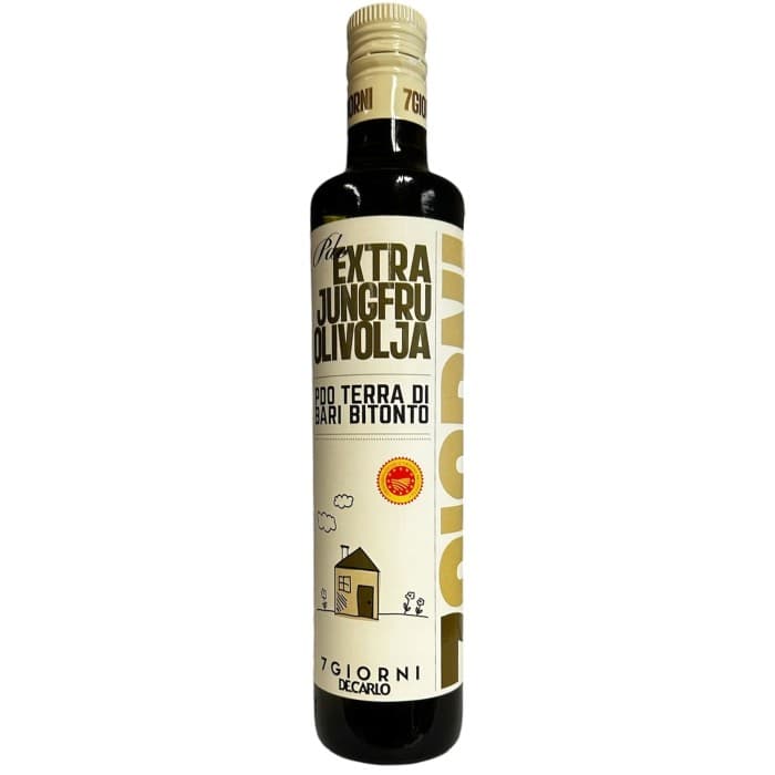 DeCarlo 7 Giorni Extra Virgin Olivolja D.O.P 500ml