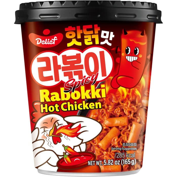 Delief Rabokki Hot Chicken Koppnudlar 165g