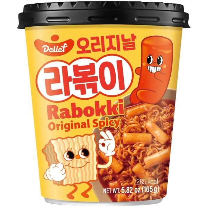 Delief Rabokki Original Spicy Nudlar i Kopp 165g