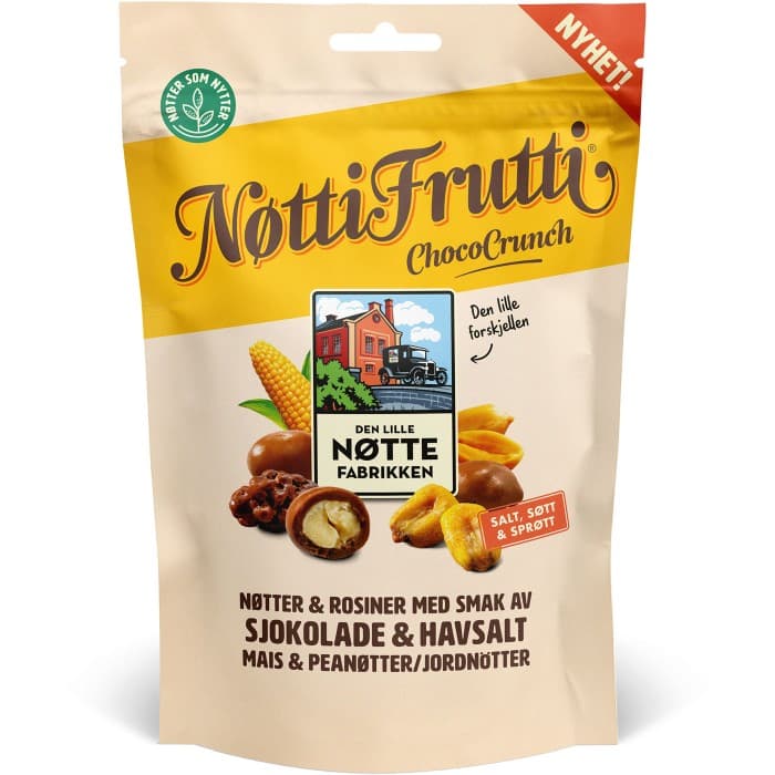 Den Lille Nøttefabrikken ChocoCrunch Choklad & Havssalt 160g