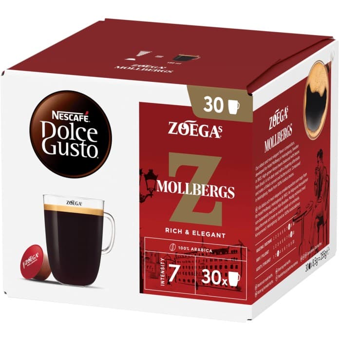 Dolce Gusto Zoégas Mollbergs 30st – från Nescafé Dolce Gusto – 142 kr – hos Delitea