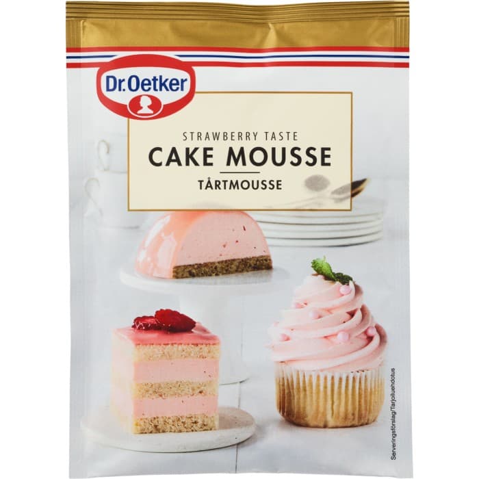 Dr. Oetker Tårtmousse Jordgubb 96g