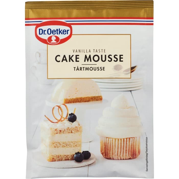 Dr. Oetker Tårtmousse Vaniljsmak 90g