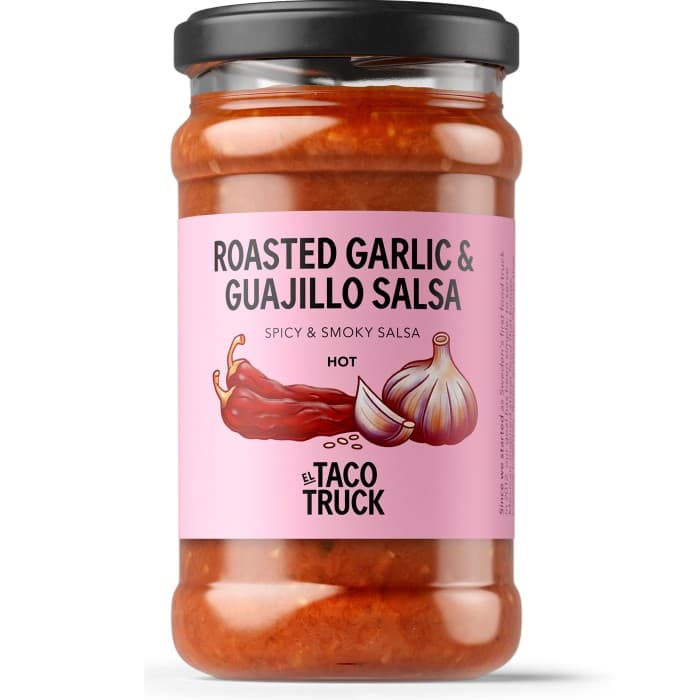 El Taco Truck Salsa Roasted Garlic Guajillo 215g