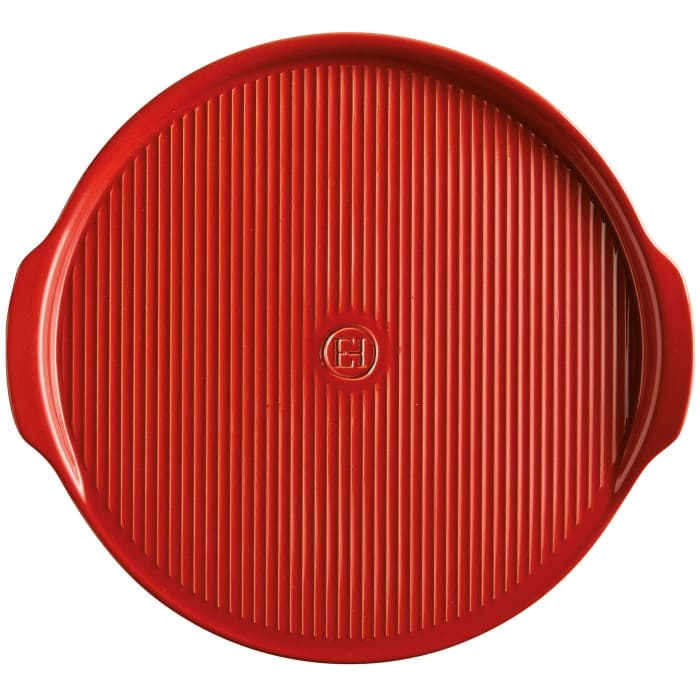 Emile Henry Pizzasten Räfflad 40cm