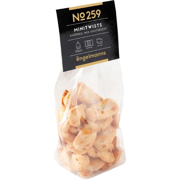 Engelmanns Minitwists Gruyére 90g från Engelmanns – köp hos Delitea