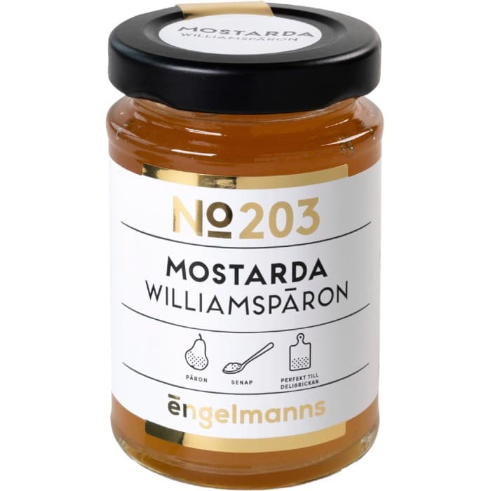 Engelmanns Mostarda Williamspäron Marmelad 120g från Engelmanns – köp hos Delitea