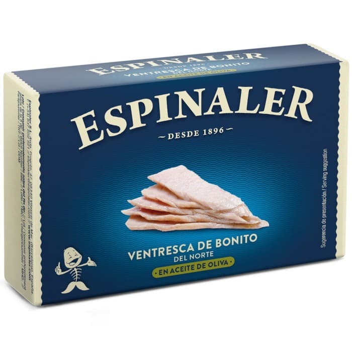 Espinaler Tonfisk Ventresca de Bonito del Norte Bukfiléer i Olivolja 111g