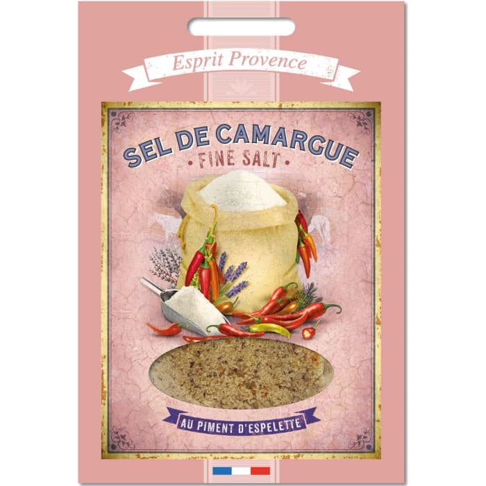 Esprit Provence Refill Havssalt från Camargue med Espelettepeppar 120g