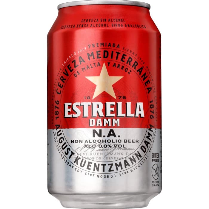 Estrella Damm 0,0% 33cl