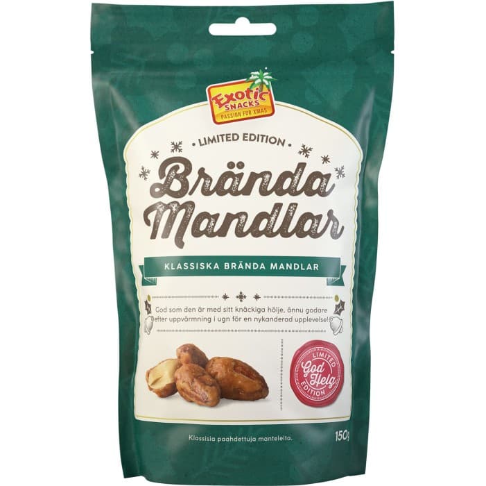 Exotic Snacks Brända Mandlar 150g