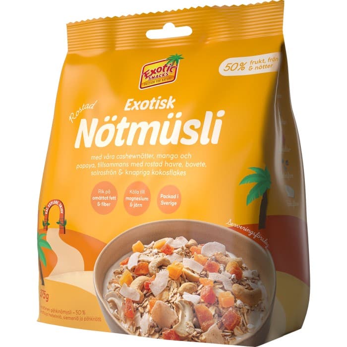Exotic Snacks Exotisk Nötmüsli 375g