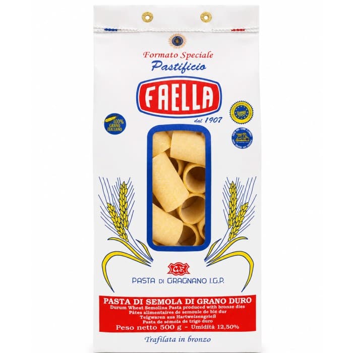Faella Pasta Paccheri di Gragnano 500g – från Faella – 79 kr – hos Delitea
