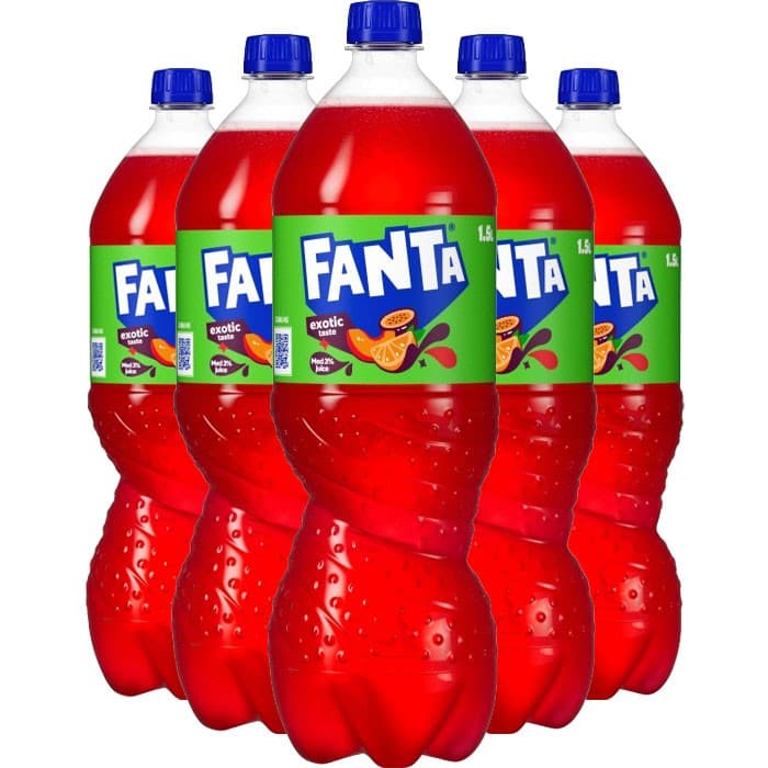 Fanta Exotic PET 8x1,5L från Fanta - köp hos Delitea