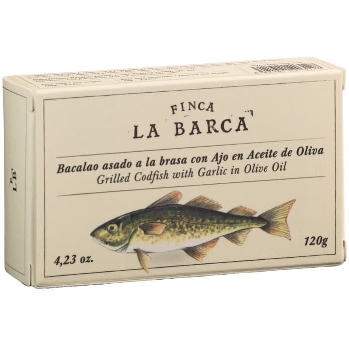 Finca La Barca Grillad Torsk med Vitlök 120g – från Finca la Barca – 79 kr – hos Delitea