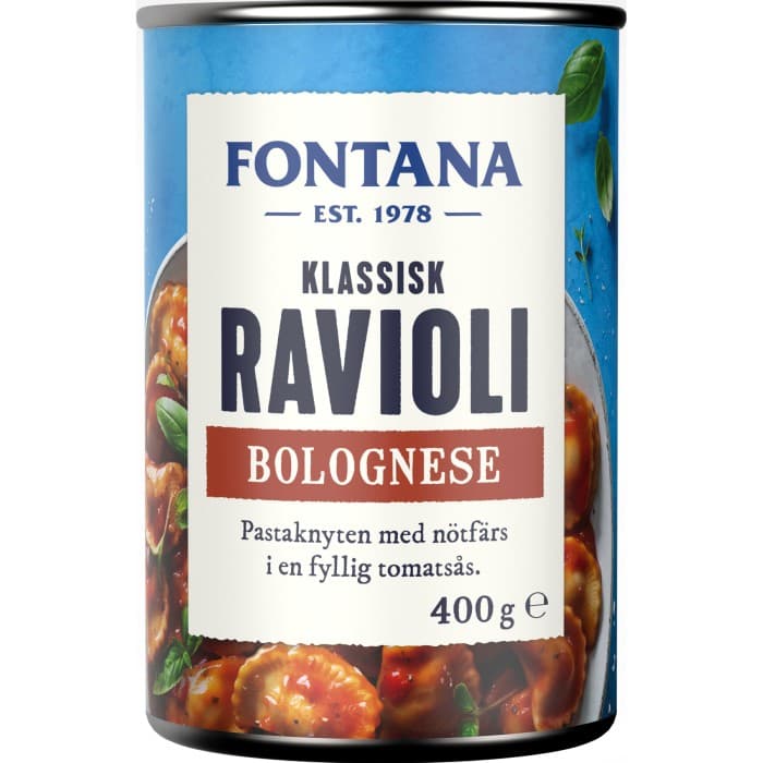 Fontana Ravioli Bolognese 400g – från Fontana – 29 kr – hos Delitea