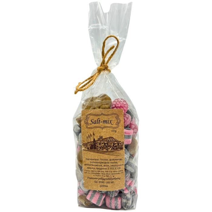 Franssons Salt-Mix 420g – från Franssons Polkagrisar – 70 kr – hos Delitea