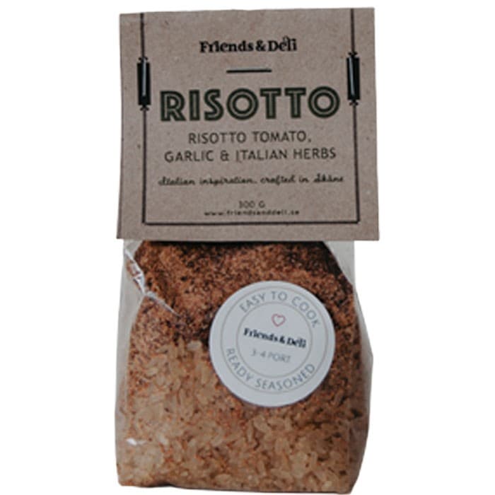 Friends & Deli Risotto Tomat, Vitlök & Italienska Örter 300g