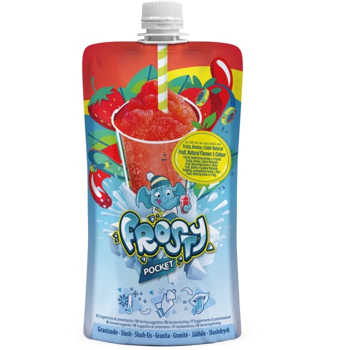 Frosty Instant Slush Strawberry 150ml från Frosty - köp hos Delitea