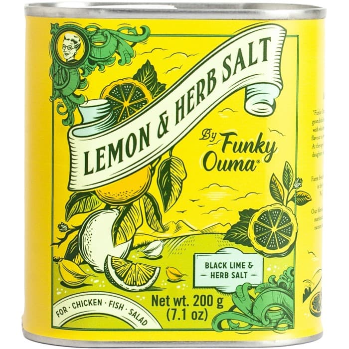 Funky Ouma Citron & Örtsalt 200g – från Funky Ouma – 149 kr – hos Delitea