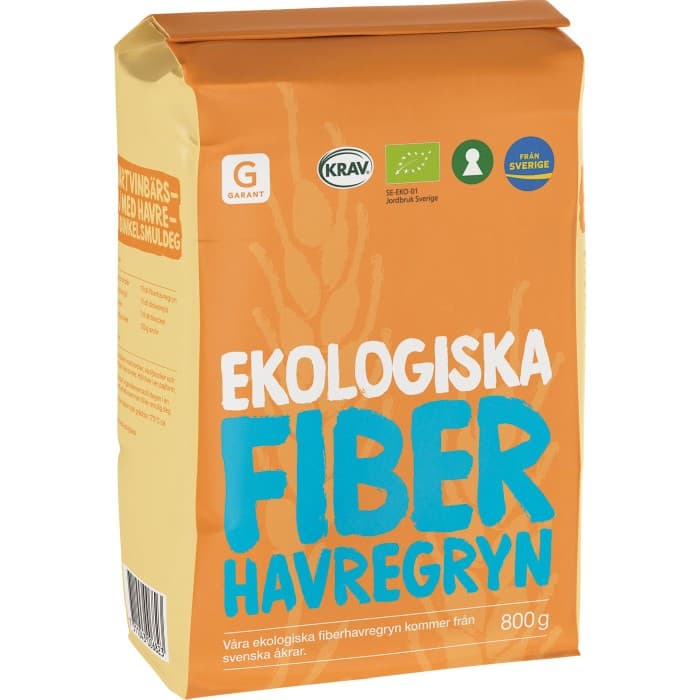 Garant Ekologiska Fiberhavregryn 800g