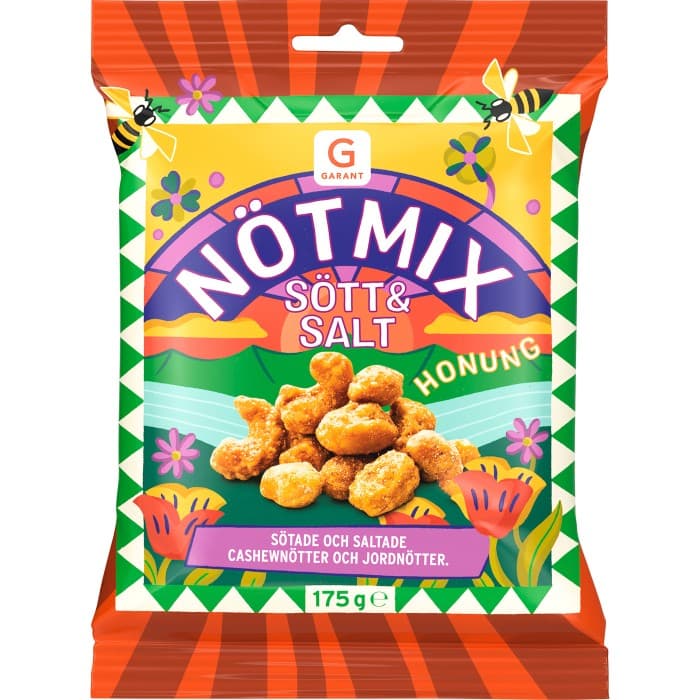Garant Nötmix Sött & Salt 175g
