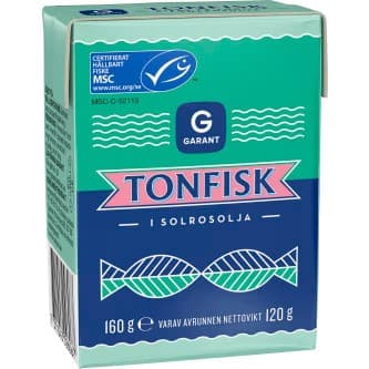 Garant Tonfisk i Olja Tetrapack 160g – från Garant – 18 kr – hos Delitea