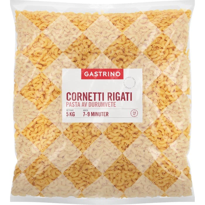 Gastrino Cornetti Rigati Pasta 5kg från Gastrino – köp hos Delitea