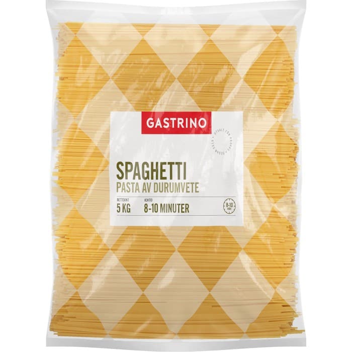 Gastrino Spaghetti Pasta 5kg från Gastrino – köp hos Delitea