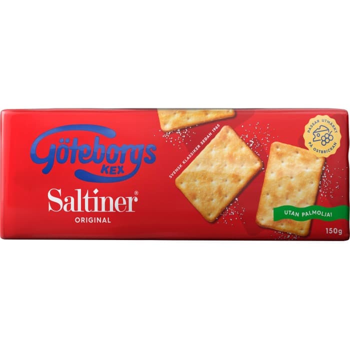 Göteborgs Kex Saltiner Salta Kex 150g