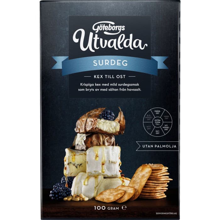 Göteborgs Kex Utvalda Surdeg med Havssalt 100g