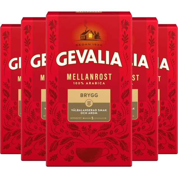 Gevalia Mellanrost Brygg 12x450g – från Gevalia – 960 kr – hos Delitea