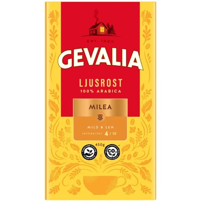 Gevalia Milea Ljusrost Bryggkaffe 450g från Gevalia - köp hos Delitea