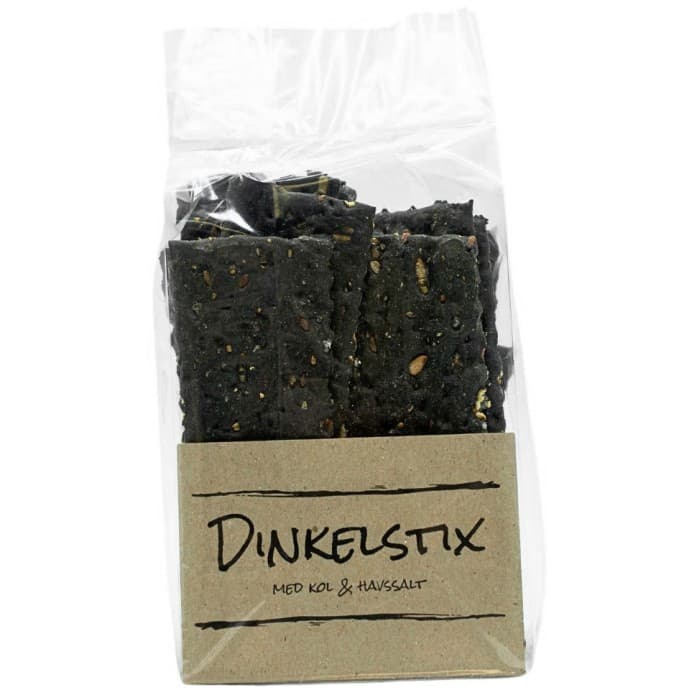 Grännaknäcke Dinkelstix med Kol & Havssalt 200g