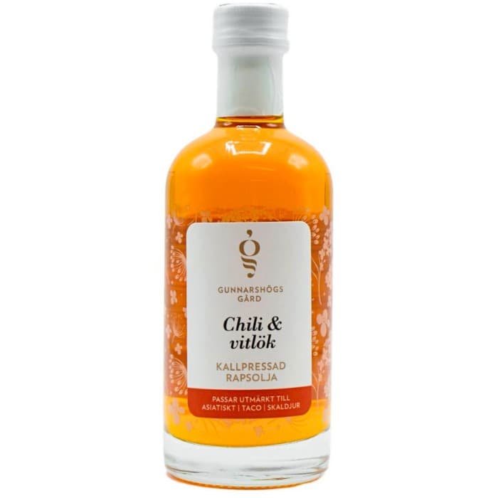 Gunnarshögs Gård Rapsolja Chili & Vitlök 250ml