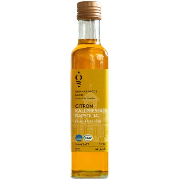 Gunnarshögs Gård Rapsolja Citron 250ml