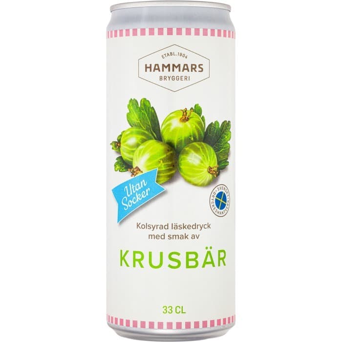 Hammars Bryggeri Krusbär Sockerfri 330ml - från Hammars Bryggeri - 19 kr - hos Delitea