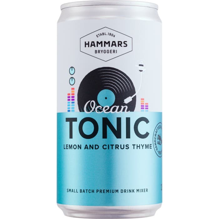 Hammars Bryggeri Tonic Ocean Lemon & Citrus Thyme 250ml